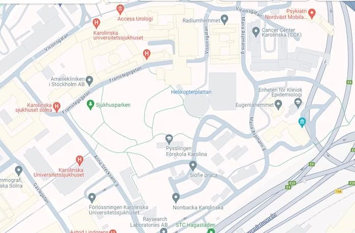 Map KI Eugeniahemmet