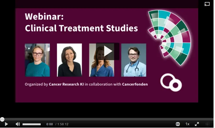 Webinar Clinical Treatment Studies