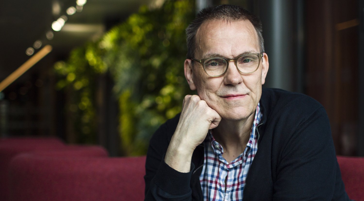 Portrait of professor Per Uhlén. Photo Martin Stenmark.