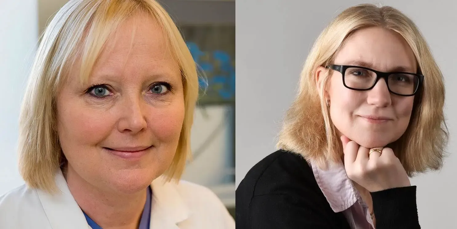 Två porträtt av forskare