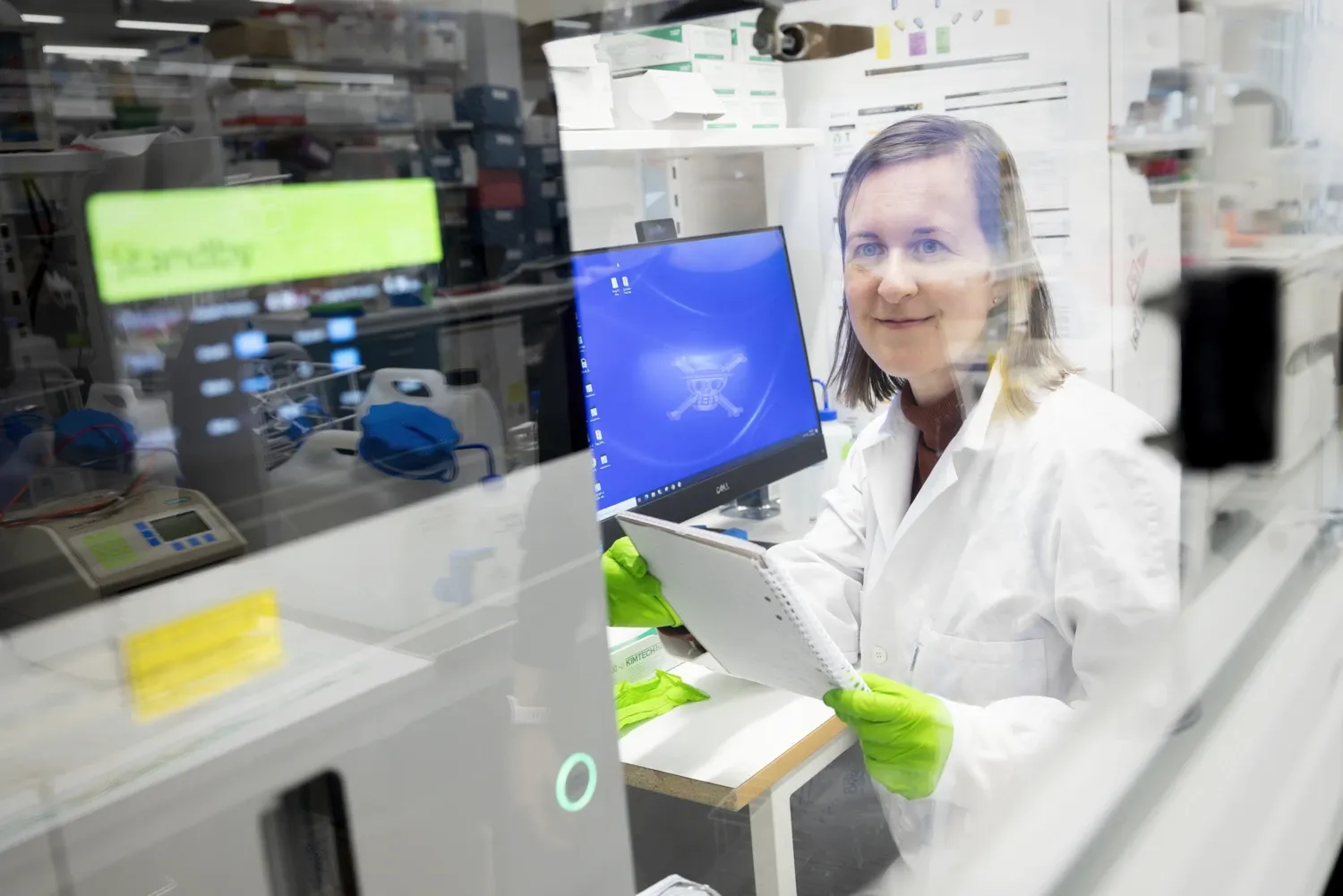 Images illustrating precision editing at CRISPR Functional genomics core facility