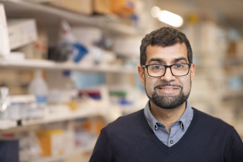 Portrait of Gonçalo Castelo-Branco in Biomedicum.