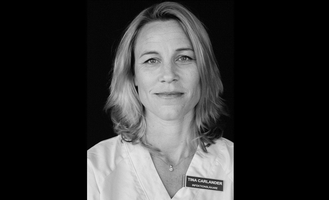 Black and white portrait of a woman.