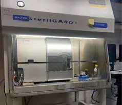 Cytek Aurora-CS 5L assisted cell sorter. Full spectrum flow cytometer with 5 lasers (355, 405, 488, 560 and 635nm) allowing detection of 35+ parameters. Up to six different cell populations can be sorted out simultaneously into tubes. Plate-sorting is ava