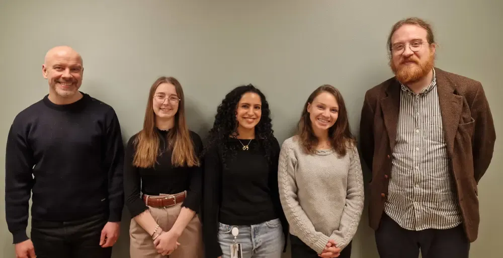 Erland Axelssons forskargrupp.