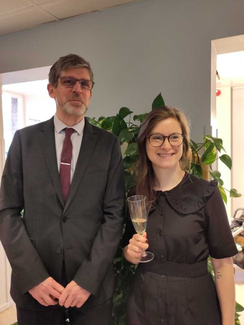 Bild från Lisa Espinosas disputation