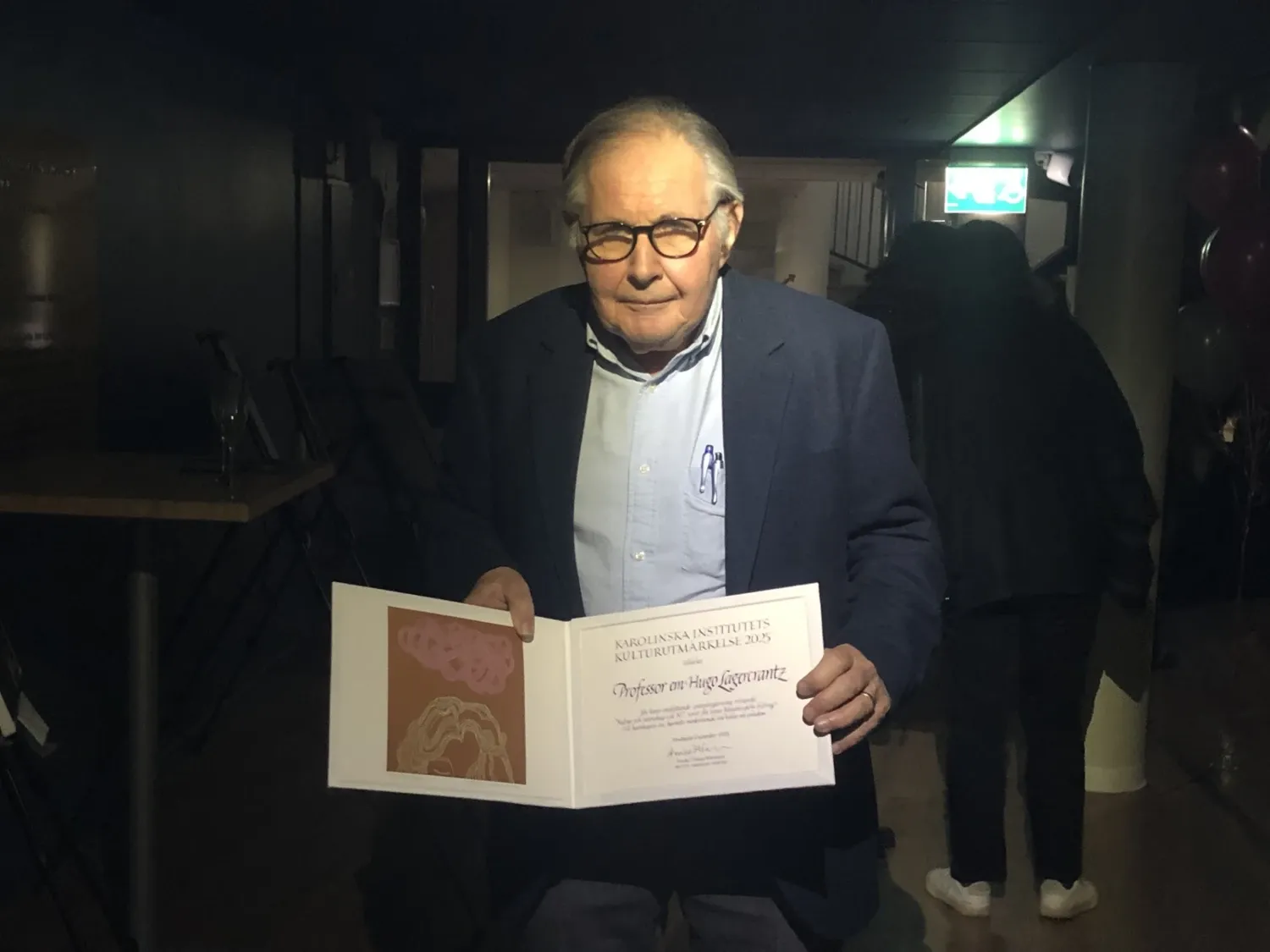 Hugo Lagercrantz receives the 2025 KI Cultural Award