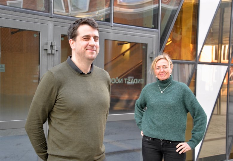 Joar Guterstam och Cecilia Odlind. Foto: Andreas Andersson.