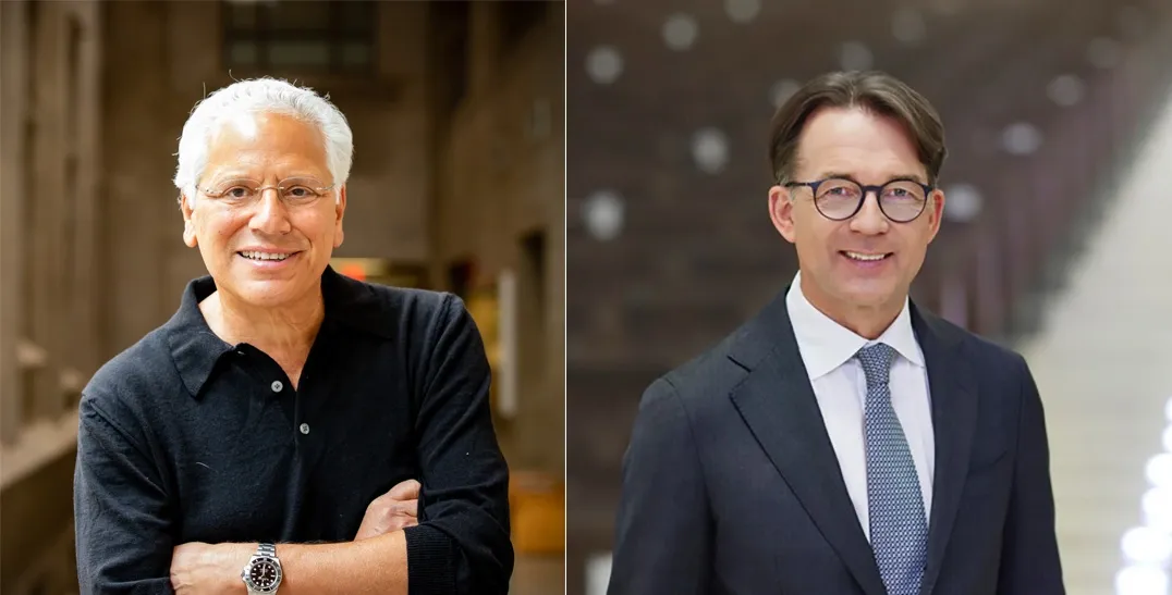 Porträtt av de två pristagarna av Rolf Luft Award 2026