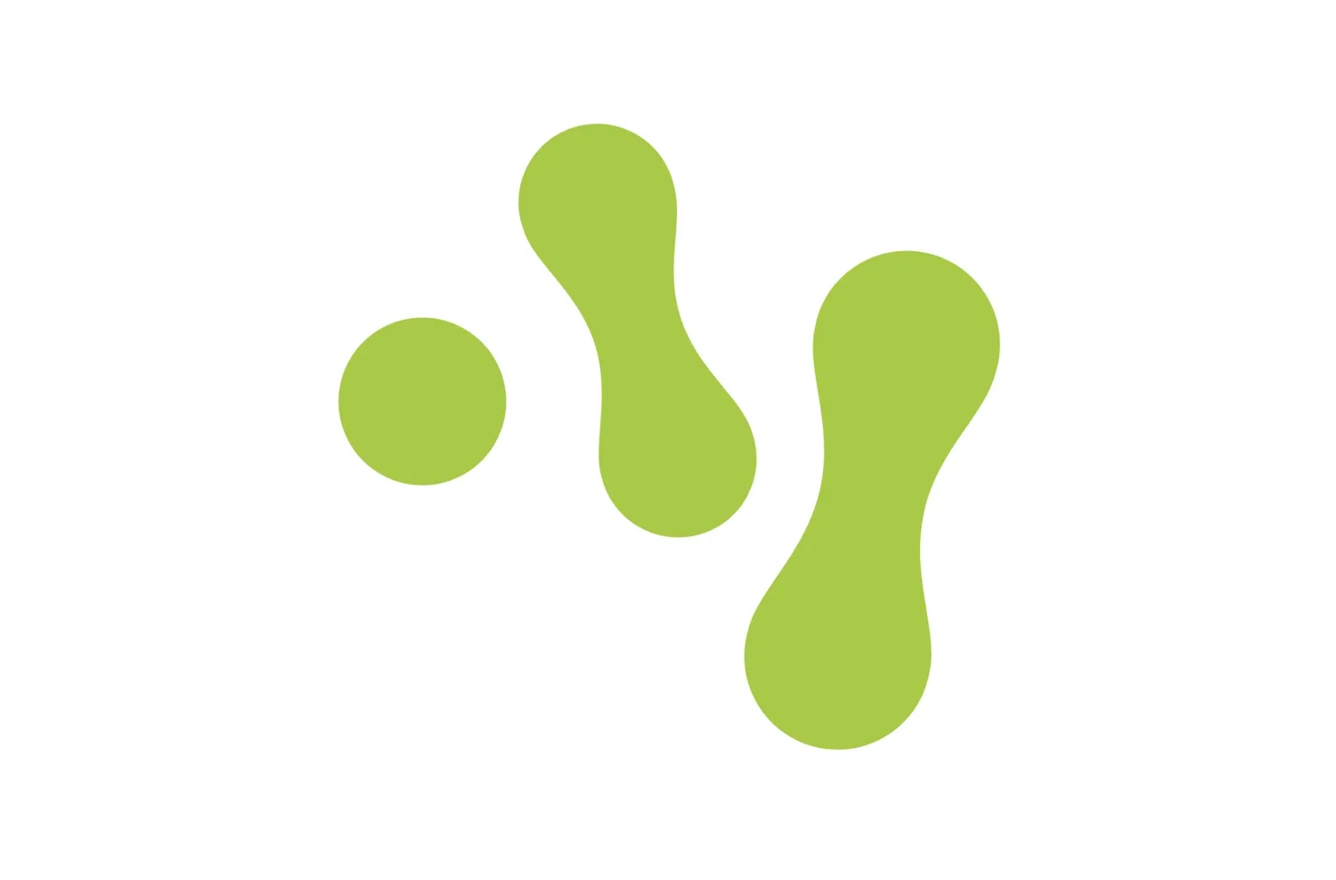 Green symbol or emblem.