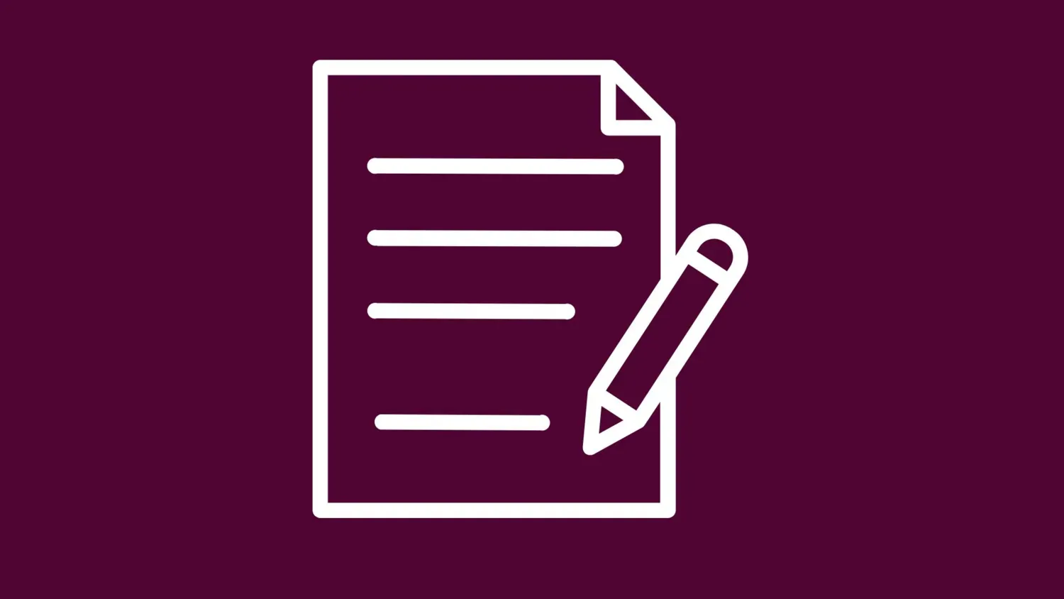 Notes in dark plum