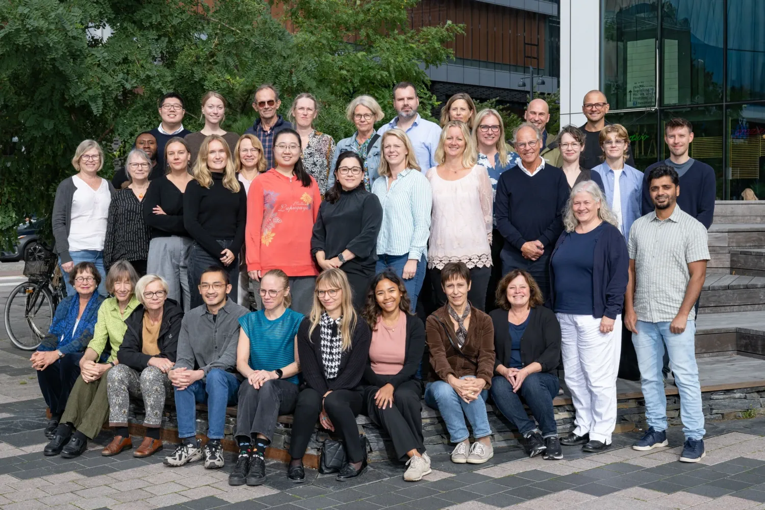 Gruppbild av personal