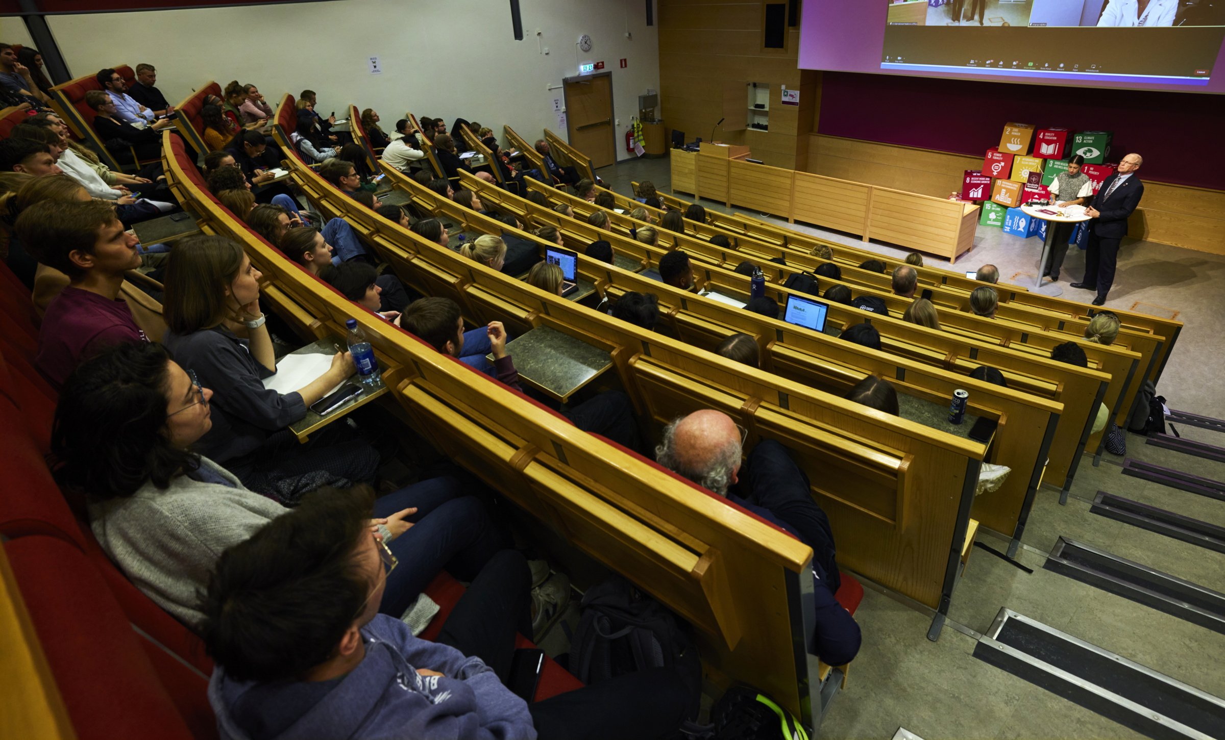 Overwiev image from the conference hall during the Rosling Seminar.