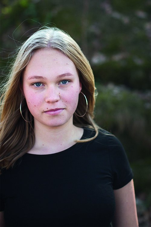 Porträtt av Ebba Malmqvist.