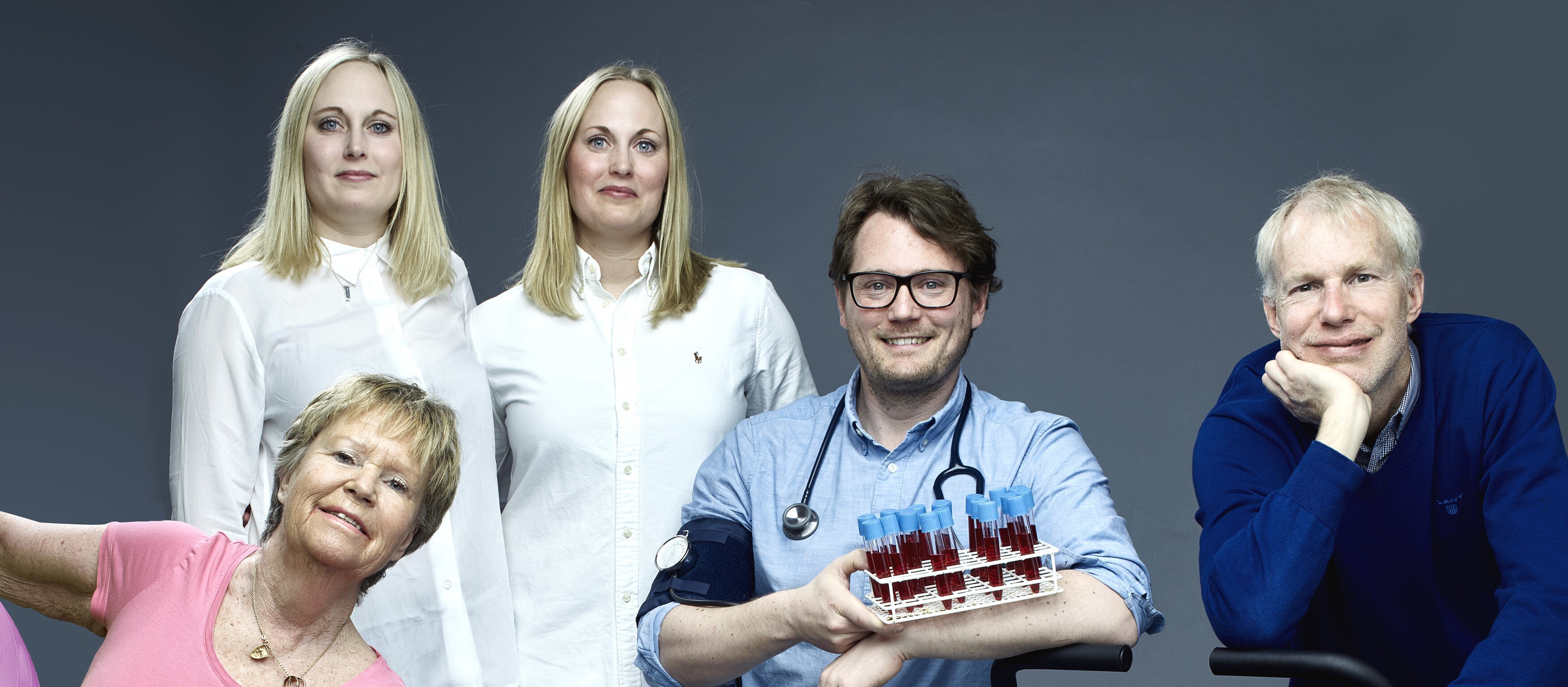 Group image i people how have volunteered as research subjects.