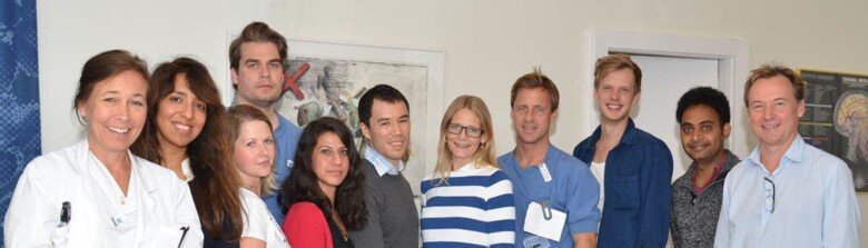 Lou Brundins research group in office enviroment