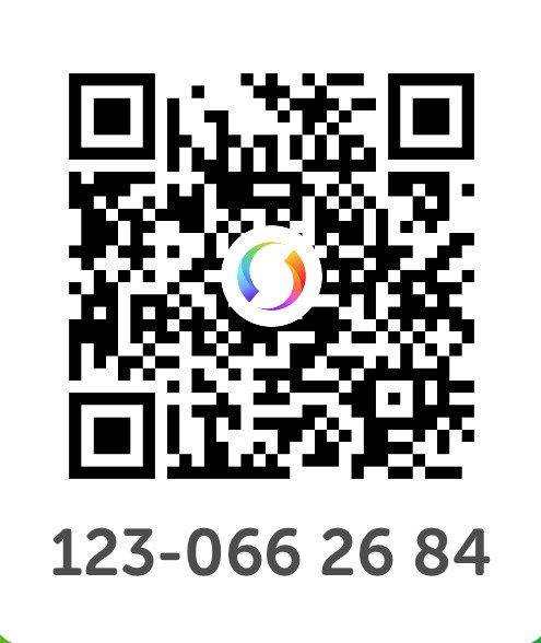 QR code for swish donations