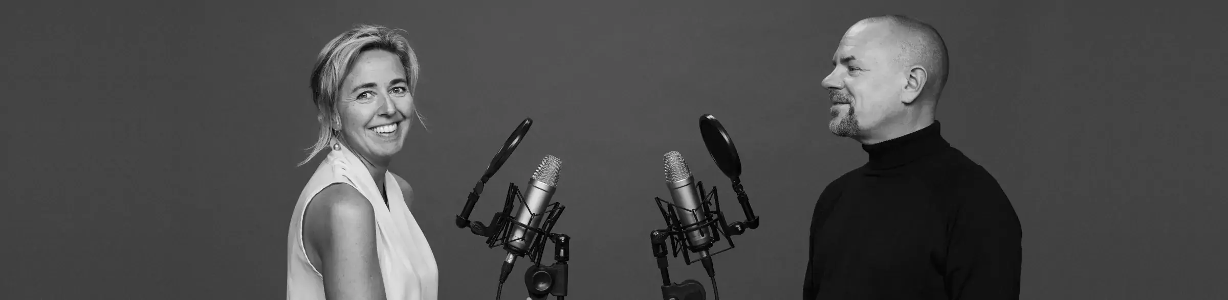 Medicinvetarna Cecilia Odlind och Andreas Andersson. Foto: Erik Flyg. 