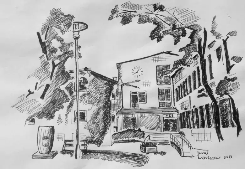 Drawing of the Department of Medical Epidemiology and Biostatistics