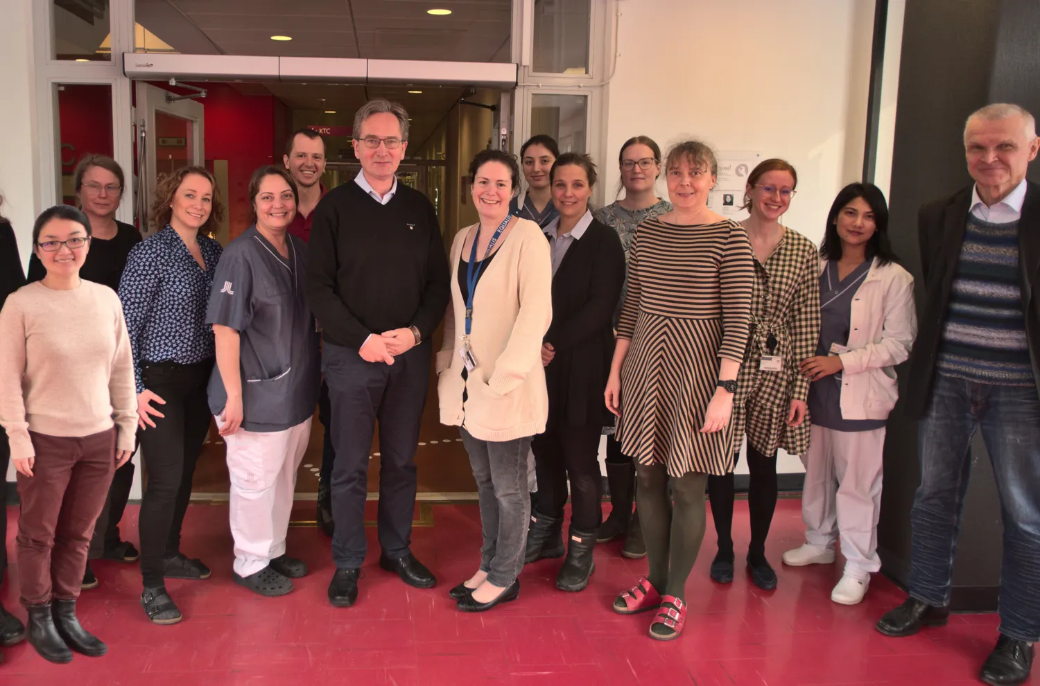 gruppbild enheten för utrotning av livmoderhalscancer