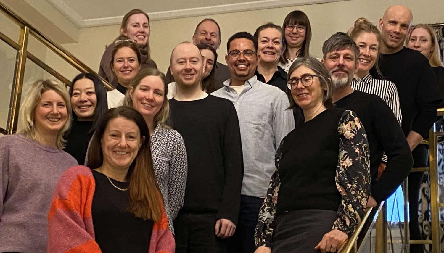 Gruppbild på medlemmar i Erika Franzéns forskargrupp.