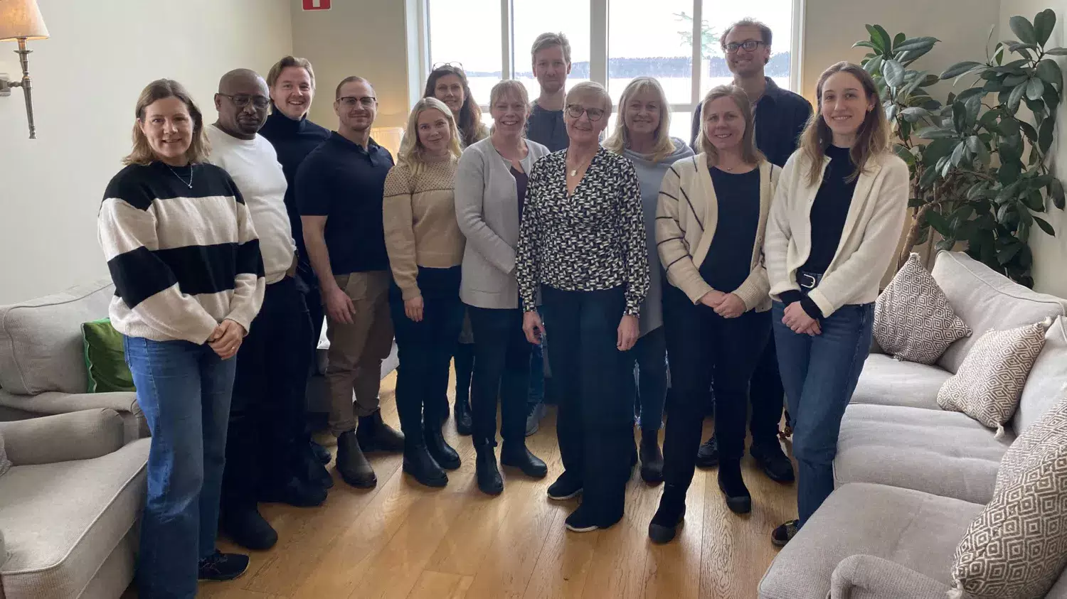 Gruppbild på medlemmar i Maria Hagströmers forskargrupp.