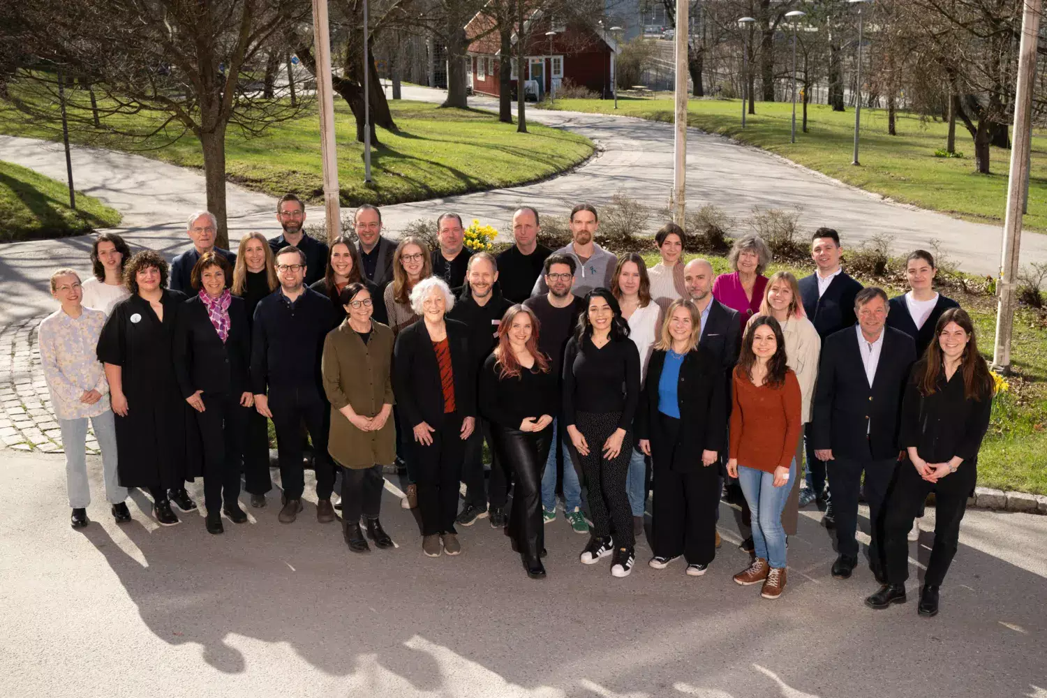 Group photo of the members in Vladimir Carli and Gergö Hadlaczkys reearch group