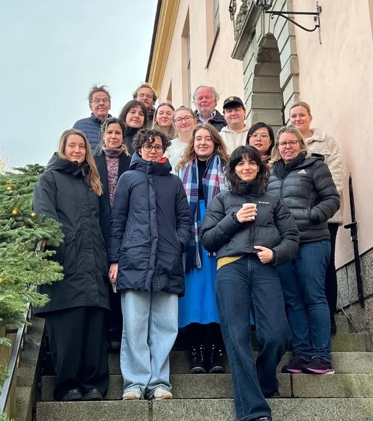 Foto av Sophie Erhardts forskargrupp.