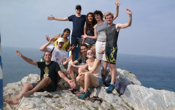 Portrait of Christian Göritz's group