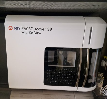 Spectral image-based sorter Discover S8 in MedH Flow Cytometry Core Facility.