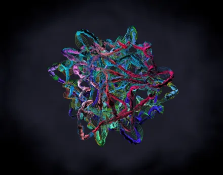 Illustration of a protein.