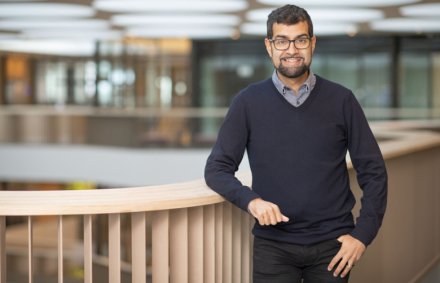 Portrait of Gonçalo Castelo-Branco in Biomedicum.