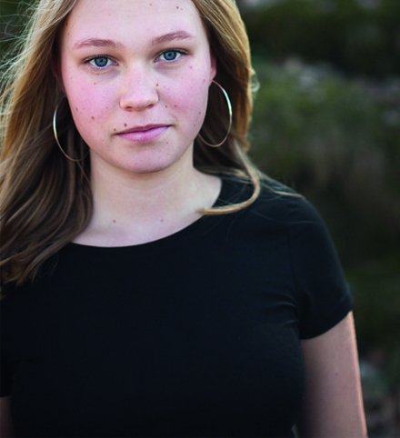 Porträtt av Ebba Målqvist.